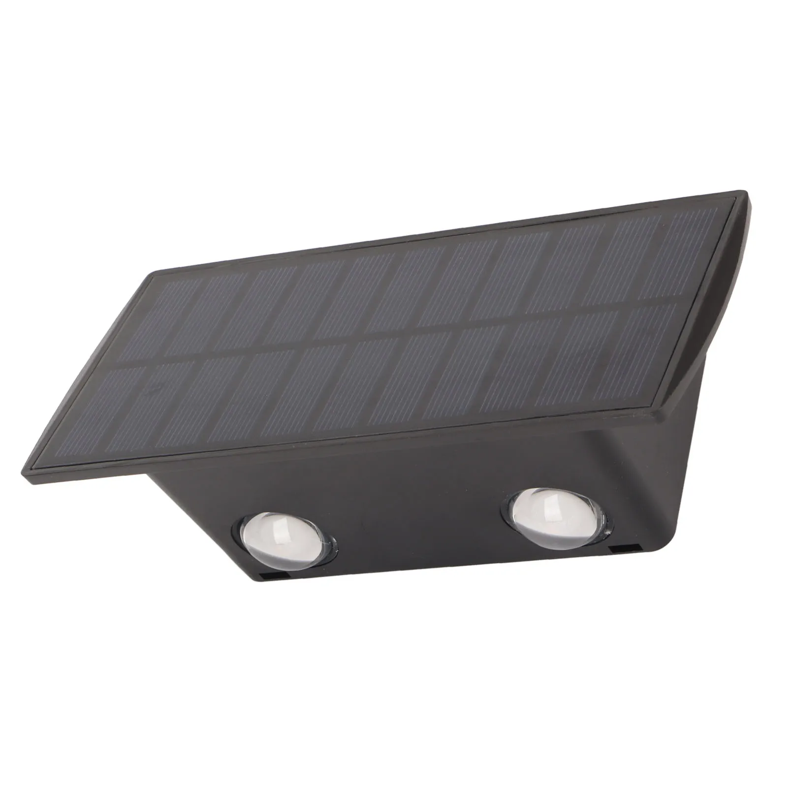 Luzes solares ao ar livre ip67 à prova dip67 água 4 led cerca solar luzes para cima para baixo luz de parede solar para fora quintal deck passo varanda quente