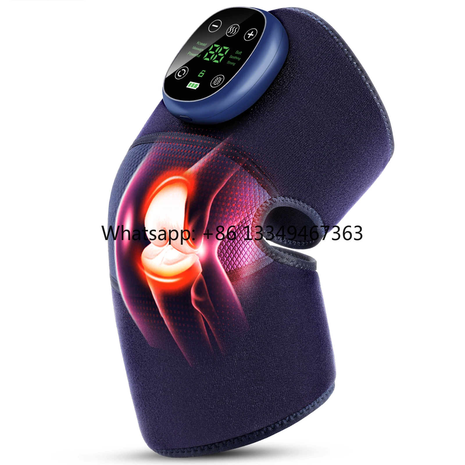 

Pain Relief Electric Cordless Shoulder Leg Massager Heating Knee Massager Heated Knee Massager Temp Control Heat Knee Brace Wrap