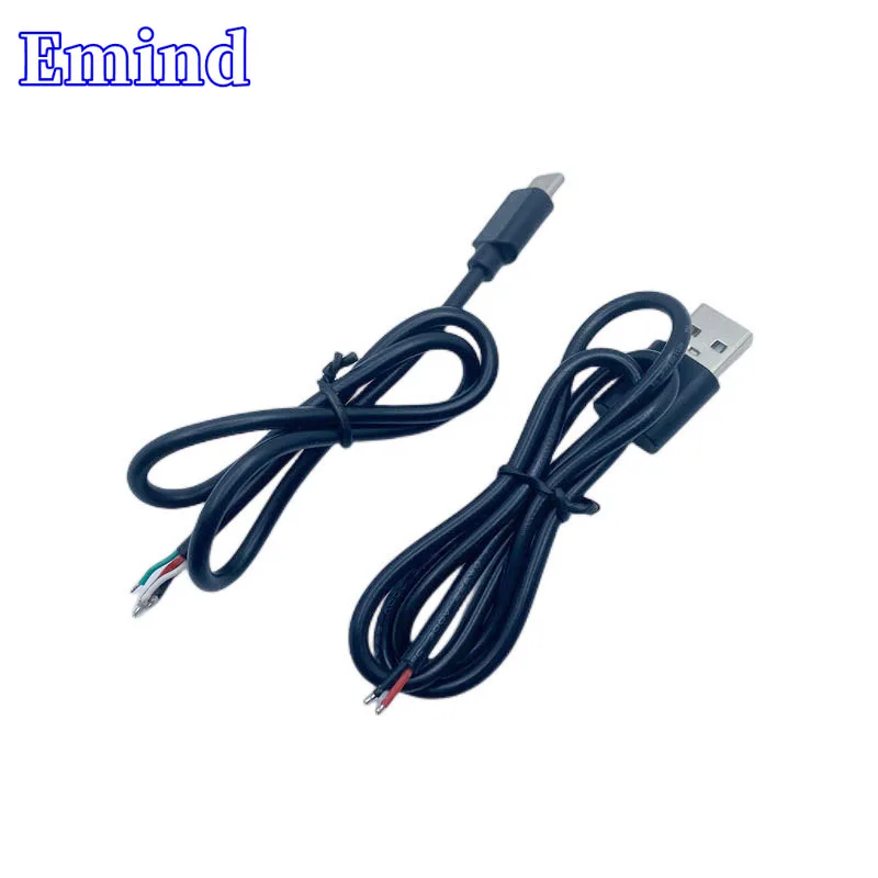 3/10/20/50/100Pcs Type-C Single-Sided Cable 400mm 4Pin USB 570mm 2Pin AWG22 Connection Extension Data Cable Can Be Customized