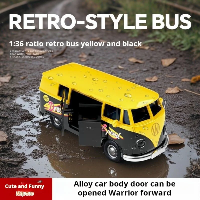 1:38 Lega BUS Modello Ragazzo Giocattoli In Metallo Mini Città Viaggio BUS Modello Pull-back Fonde Sotto Pressione Modello di Auto Collezione Regali