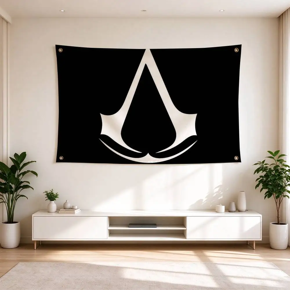 A-Assassin Creed Game  Flag Suitable For Party Club Outdoor Interior Wall Decoration Banner Fans Gift
