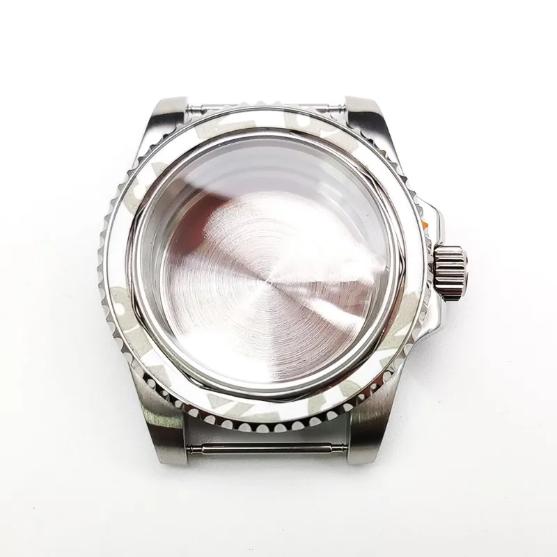 For Assembly Accessories 40MM Stainless Steel Case, Sapphire Waterproof Mechanical Watch Case, Suitable for Nh35 Movement