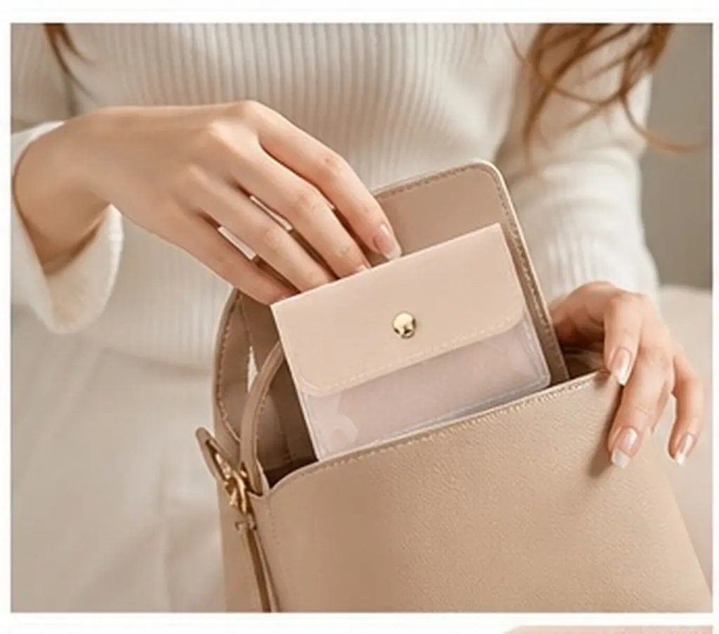 5Pcs Mini Clear Jewelry Bags 4 Inch Transparent Snap Closure Portable Jewelry Organizer Pouch Travel Case for Bracelets Earrings
