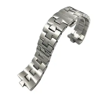 PCAVO 스테인리스 스틸 시계 밴드, 퀵릴리즈 팔찌, 바쉐론 콘스탄틴 스트랩, 24mm, 7mm, 8mm