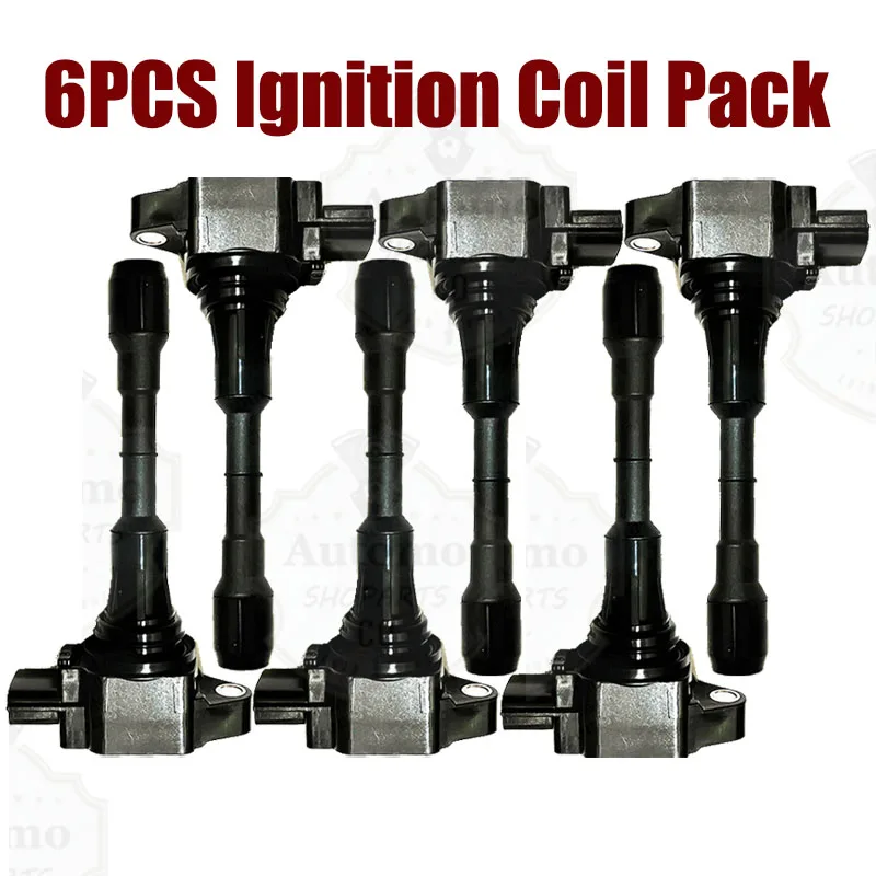 1/4/6PCS OEM 22448-EY00A UF-617 Ignition Coil For Infiniti EX37 FX37 FX50 G37 M37 M56 Q40 Q50 Q60 Q70 Q70L QX50 QX70 Nissan 370Z