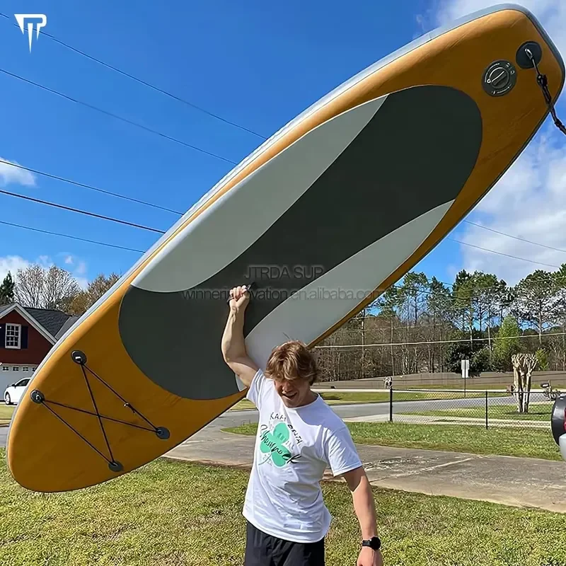 Inflatable SUP Board Set for JTRDA Ultra-Light Stand Up Paddle Board with Accessories for Surfing Fishing Yoga for Adults and