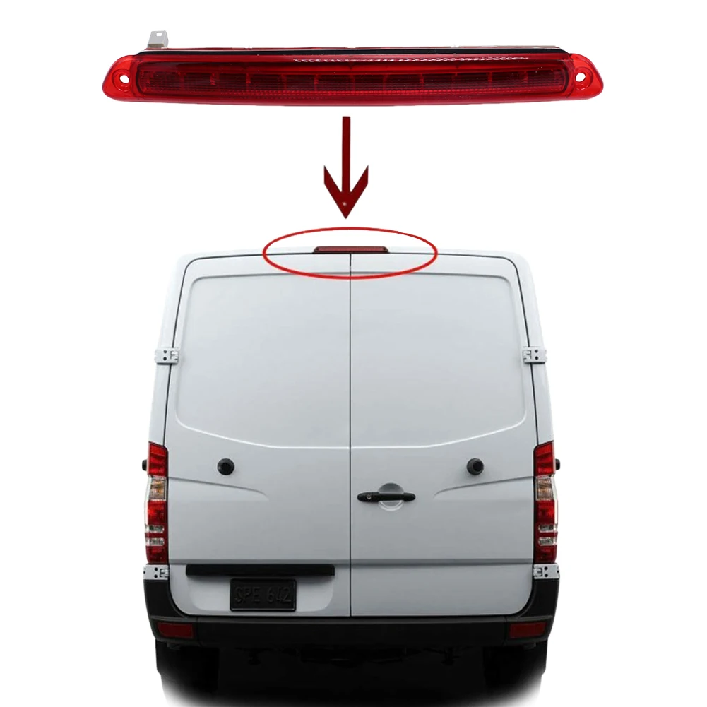 

LED High Mount Stop Light Wear-Resistant Third Brake Stop Light High Level Third Brake Light for Kraft 2E0945097 2006-2016