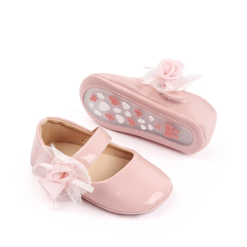 Baby Item Infant Girl Shoes Toddler Flower Trainers Newborn Soft Anti-slip Rubber Bottom Bebes Princess Footwear for 1 Year Gift