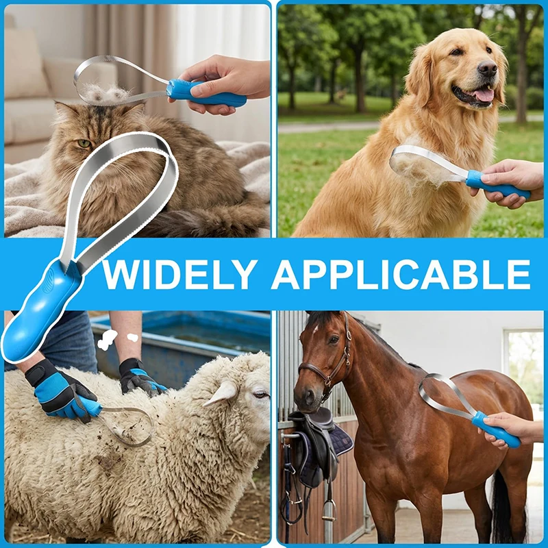 Brosse de toilettage réglable  - Grooming Kit Horse avis et prix