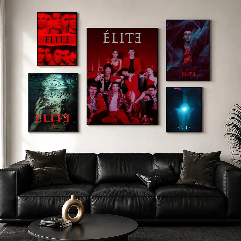 Spanish Thriller Movie E-Elite Poster Perfect Sticker Self Adhesive Wall Art Decor for Home Office Dining Spaces