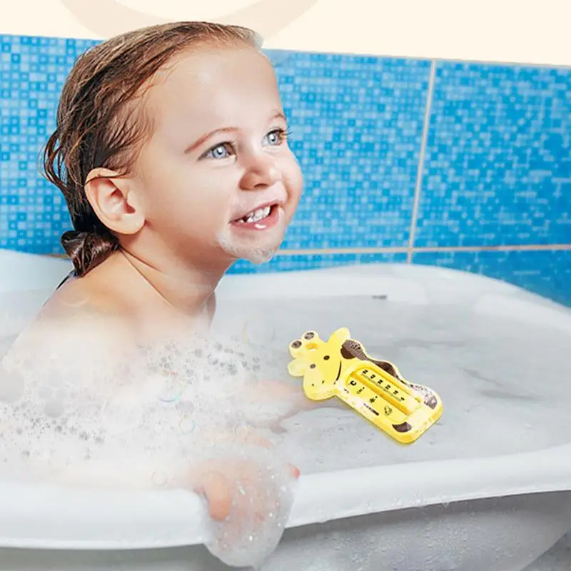 

Baby Bath Temperature Toy Baby Water Temperature Meter In Giraffe Shape Bathtub Water Temp Warning Portable Floating Bath Toy