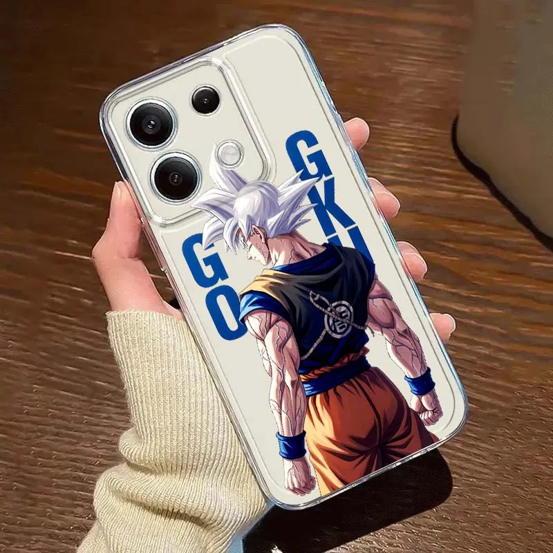 

Fashion Vegeta Goku Cool For Xiaomi Redmi 10 11 K30 K40 K50 K60 K70 Pro Prime Plus Ultra Zoom 5G TPU Transparent Phone Case