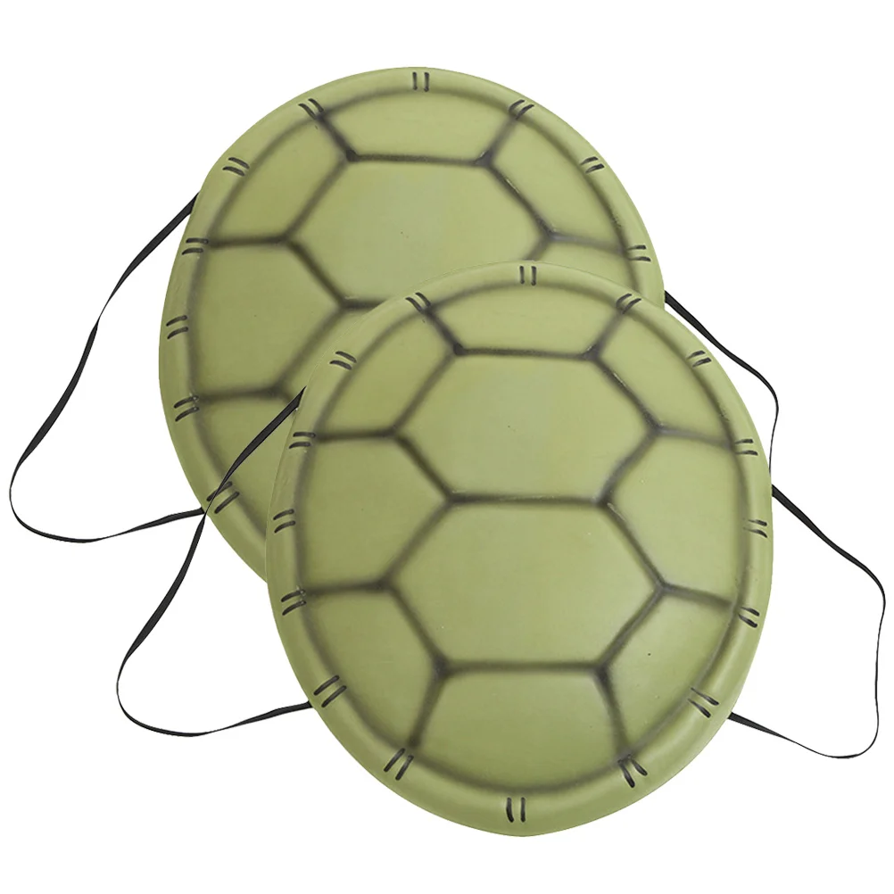 

2Pcs Halloween Eva Turtle Shell Cosplay Costume Party Props Adjustable Strap Festival Dress Up Accessory