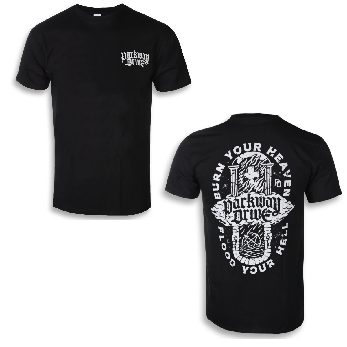 2026 Parkway Drive Graphic Cotton Band T-shirt Unisex Summer Short Sleeve Fashion Brand Tee Luxury Casual Vintage Tees