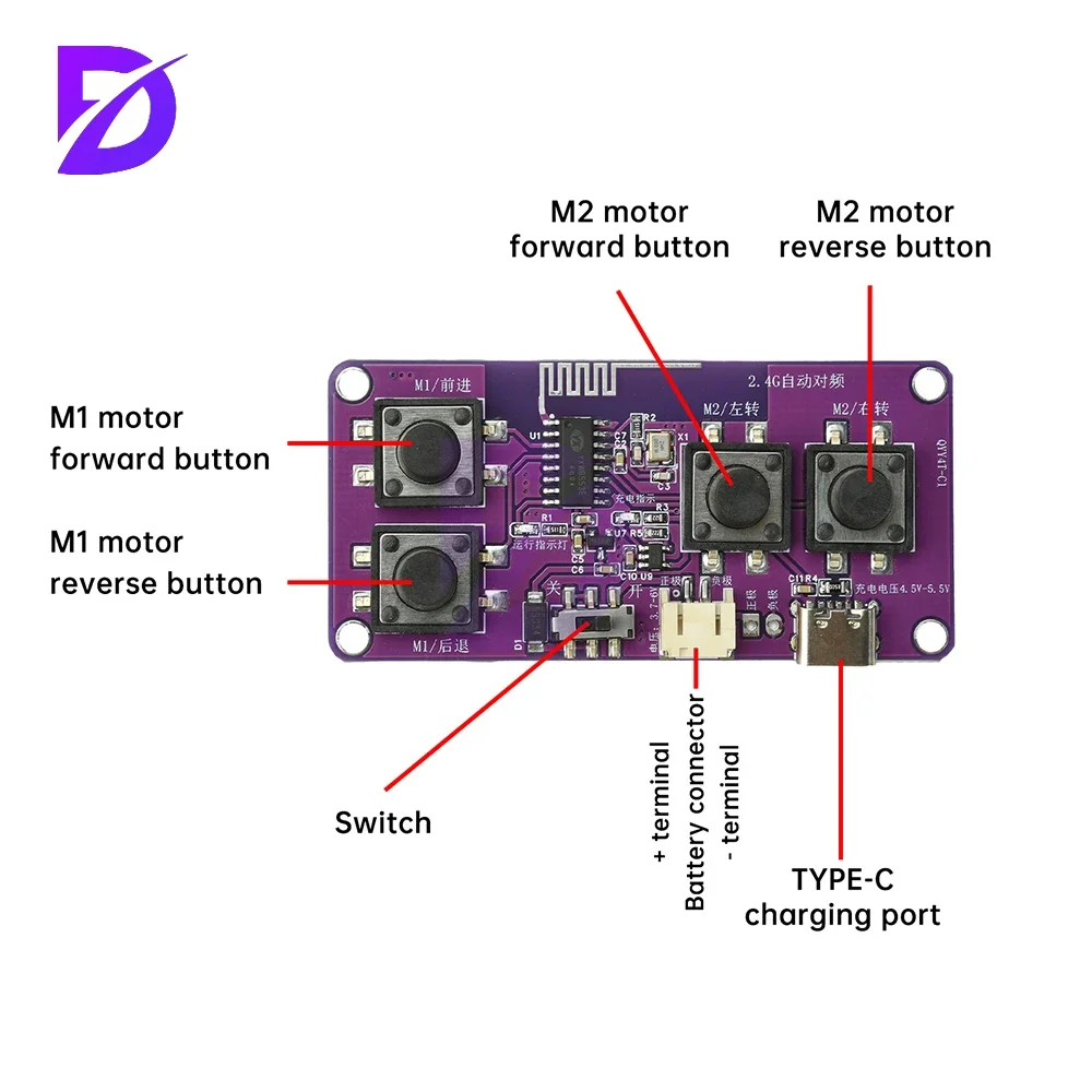 2.4G Rechargeable F…