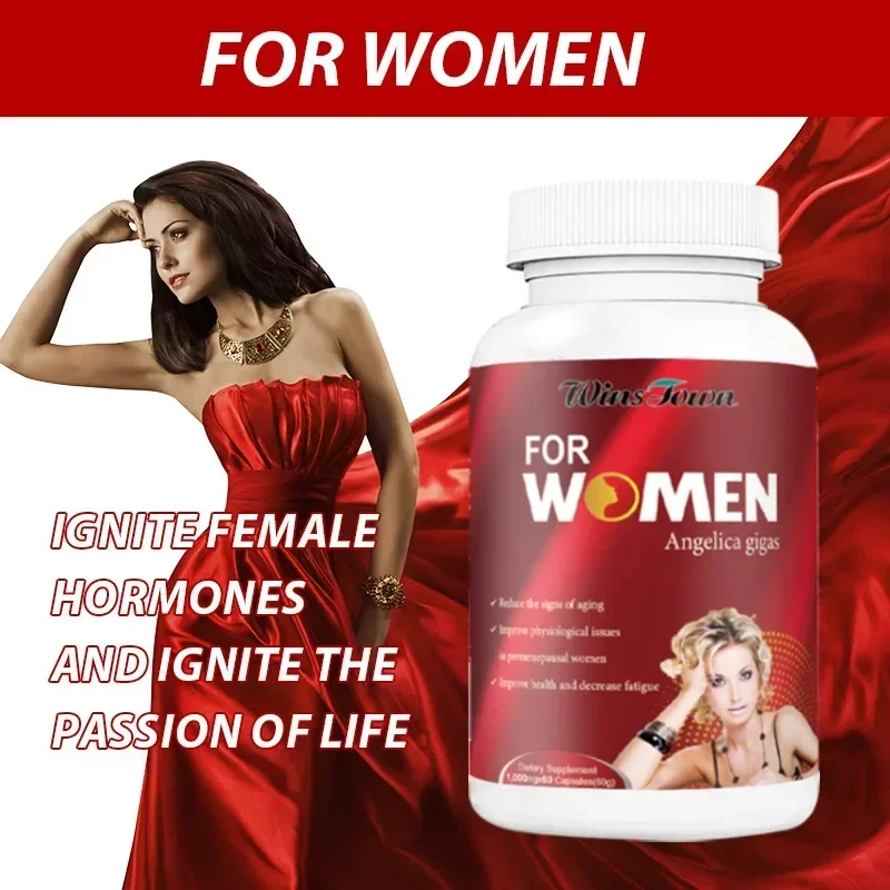 1 bottle of hormone balanced female capsule promotes metabolism of dietary fiber and maintains energy levels