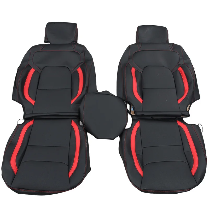 High Quality Custom Full Set Leather Pickup Seat Covers Universal Quad Cab Pickup Trucks
