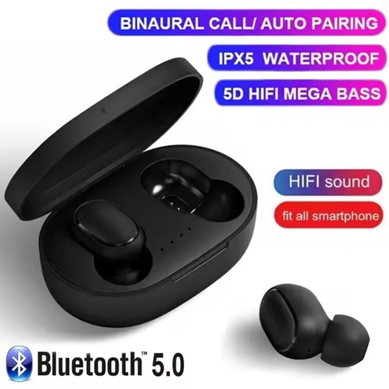 A6S TWS Earphones Wireless Bluetooth 5.0 Headphones Touch Co