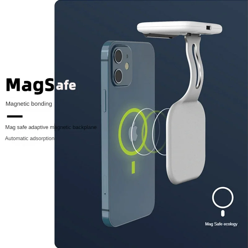 Iphone Mobile Phone MagSafe Ecological Fill Light LED Simple Night Reading Anti-blue Light Eye Protection Screen Hanging Lamp