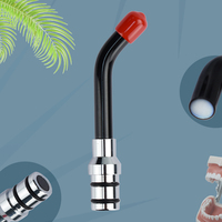 Universal Dental Optical Fiber Guide Rod Tips Black Fits Dental Led Curing Light Lamp Woodpecker 15Mm*12Mm