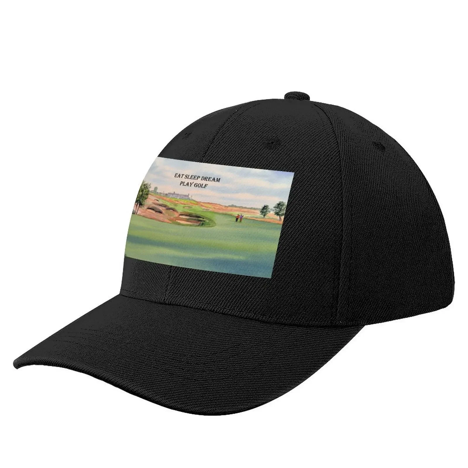 

Shinnecock Hills Golf Course with Eat Sleep Dream Play Golf Baseball Cap fishing hat Rave Hat men Women Men's