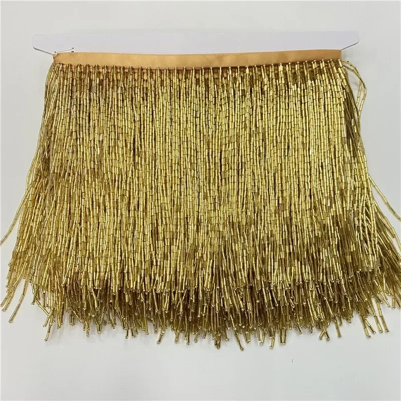 

2meters/lot Bead Tassel Tassels Trim Lace Fringe 15 cm wide for DIY Accessories Home Textile Dance Ribbon