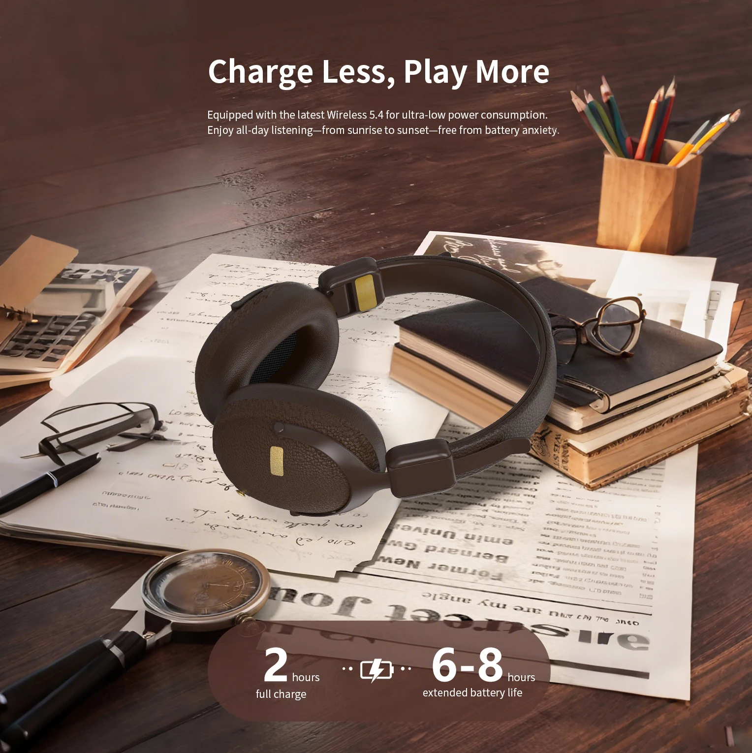 

50% OFF Choice For Sooyn Wireless headset Adaptive noise reduction Working time 8 hour SY-M12 LZ-C19 gaming bluetooth headphones