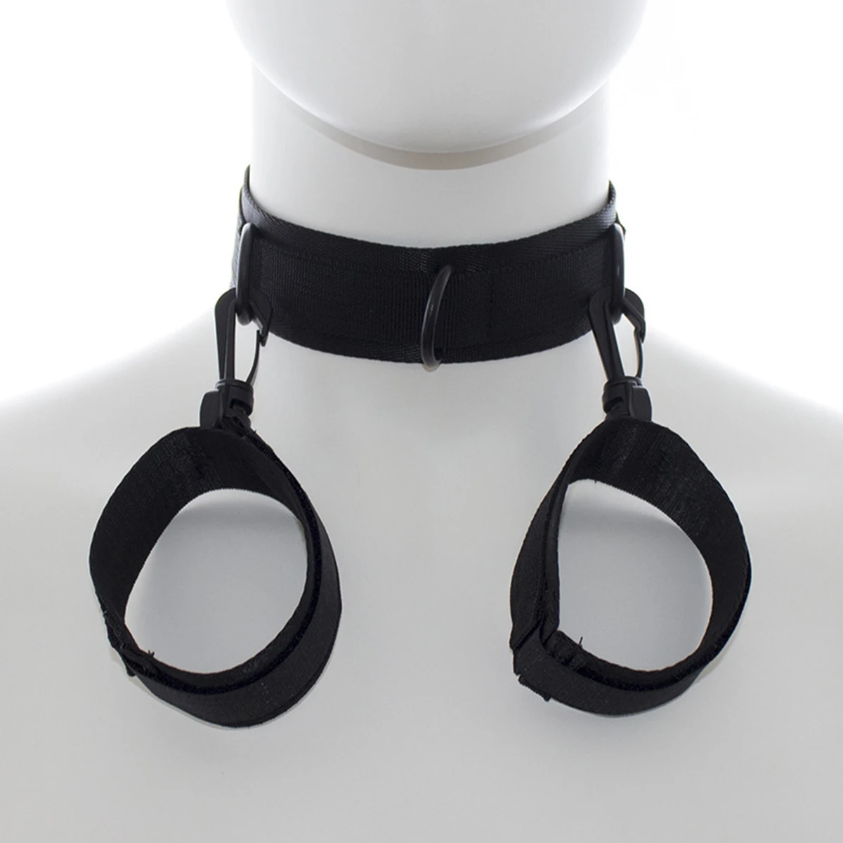 BDSM Neck Restraint Handcuff Adjustable Fastener SM Slave Sex Toy Nylon Handcuffs Erotic 18+ Adult Game Tool Kit Sex Shop_voghion.com