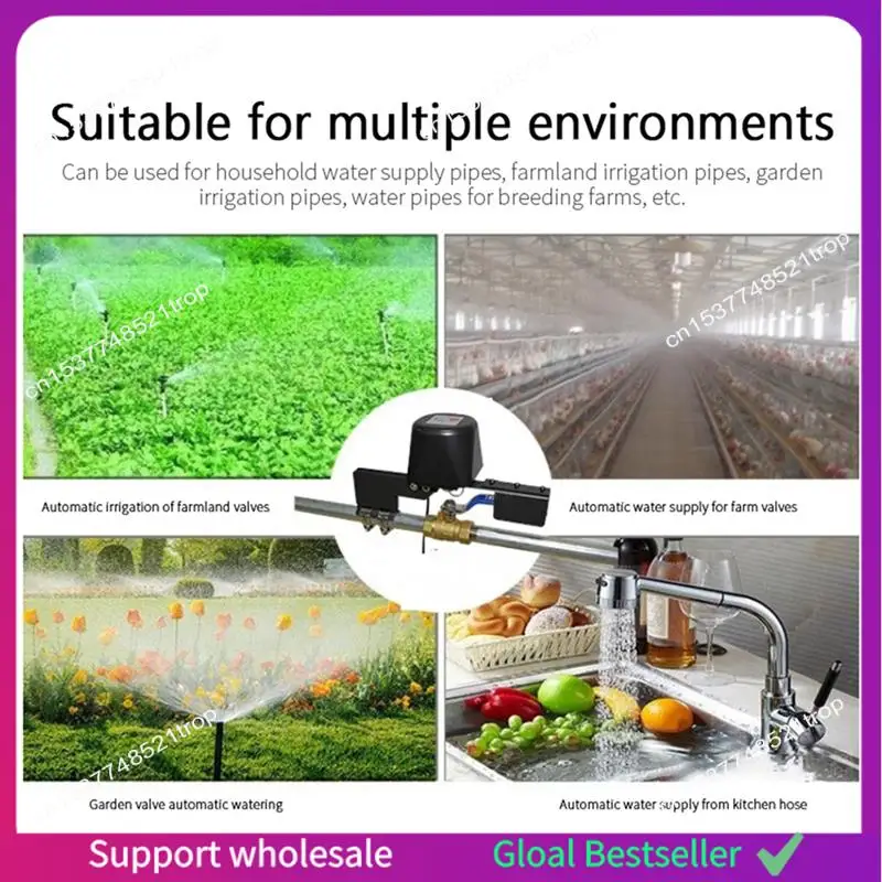 

A38M Tuya Wi-Fi/Zigbee умный контроллер клапана для воды, газа, автоматический запорный клапан, работает для Alexa Yandex Google Home