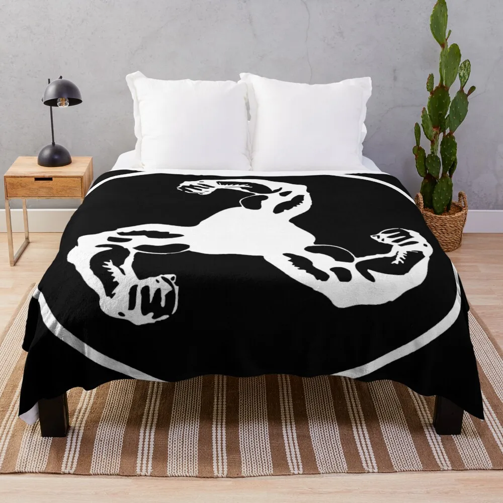 Bicep Glue Album Art Throw Blanket Decorative Sofas Kid'S Single Blankets