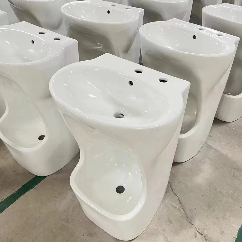 

【Best-selling】Modern Design One-Piece Ceramic Basin Sink Rectangular Wudu Muslim Wash Hand Foot Small Rectangular Lavabo Bathroo