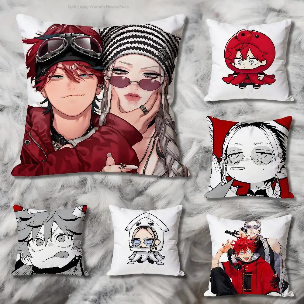 

Manga G-Gokurakugais Pillow Cases for Bedroom Living Room Sofa Home Decor Polyester Cushion Cover with Zipper