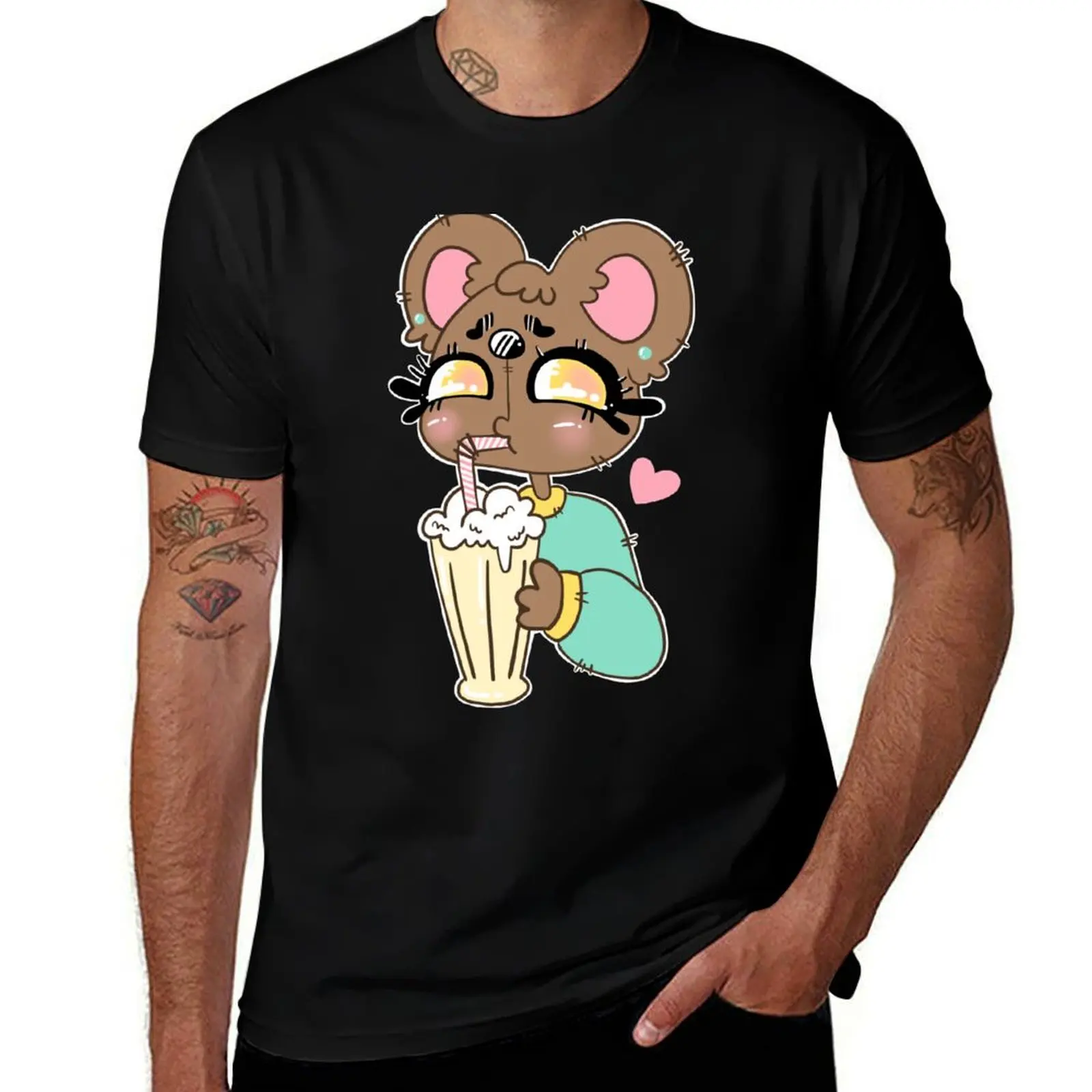Milkshake Love T-Shirt Quick Dry Light Sports T-Shirt