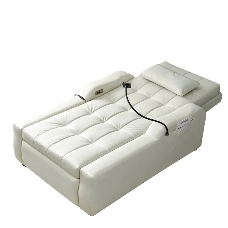 

Leave-in fabric multi-functional electric lift sofa bed dual-purpose single recliner elderly home cinema massage lazy
