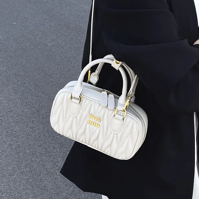 

Pleated Textured Square Bag 2025, Designer Inspired Crossbody Purse, Versatile Shoulder Bag for Women