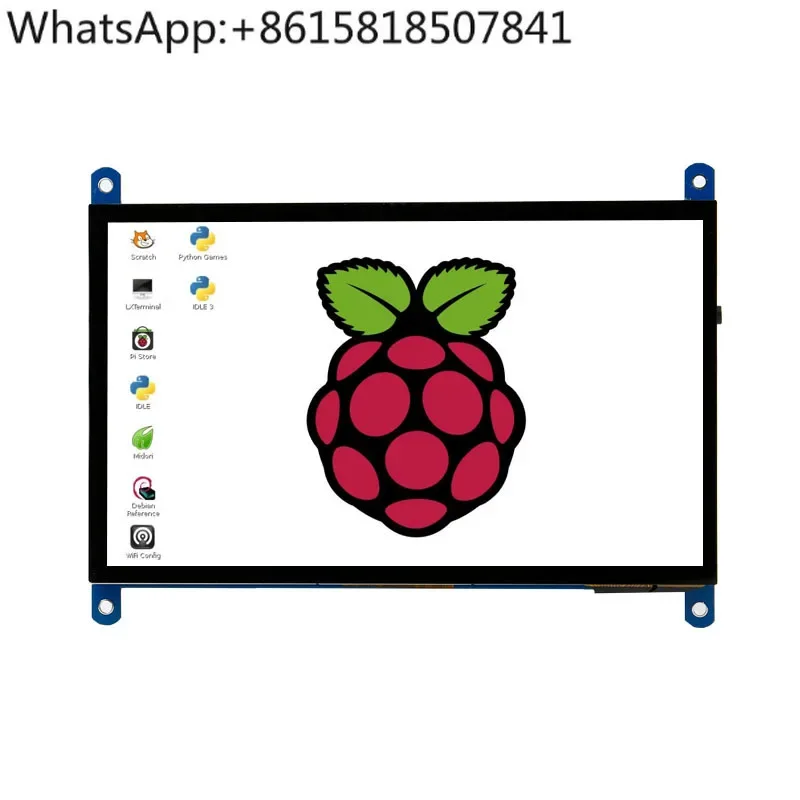 Raspberry Pi 5/4B 7 inch LCD high definition  touch IPS capacitive screen jetson nano