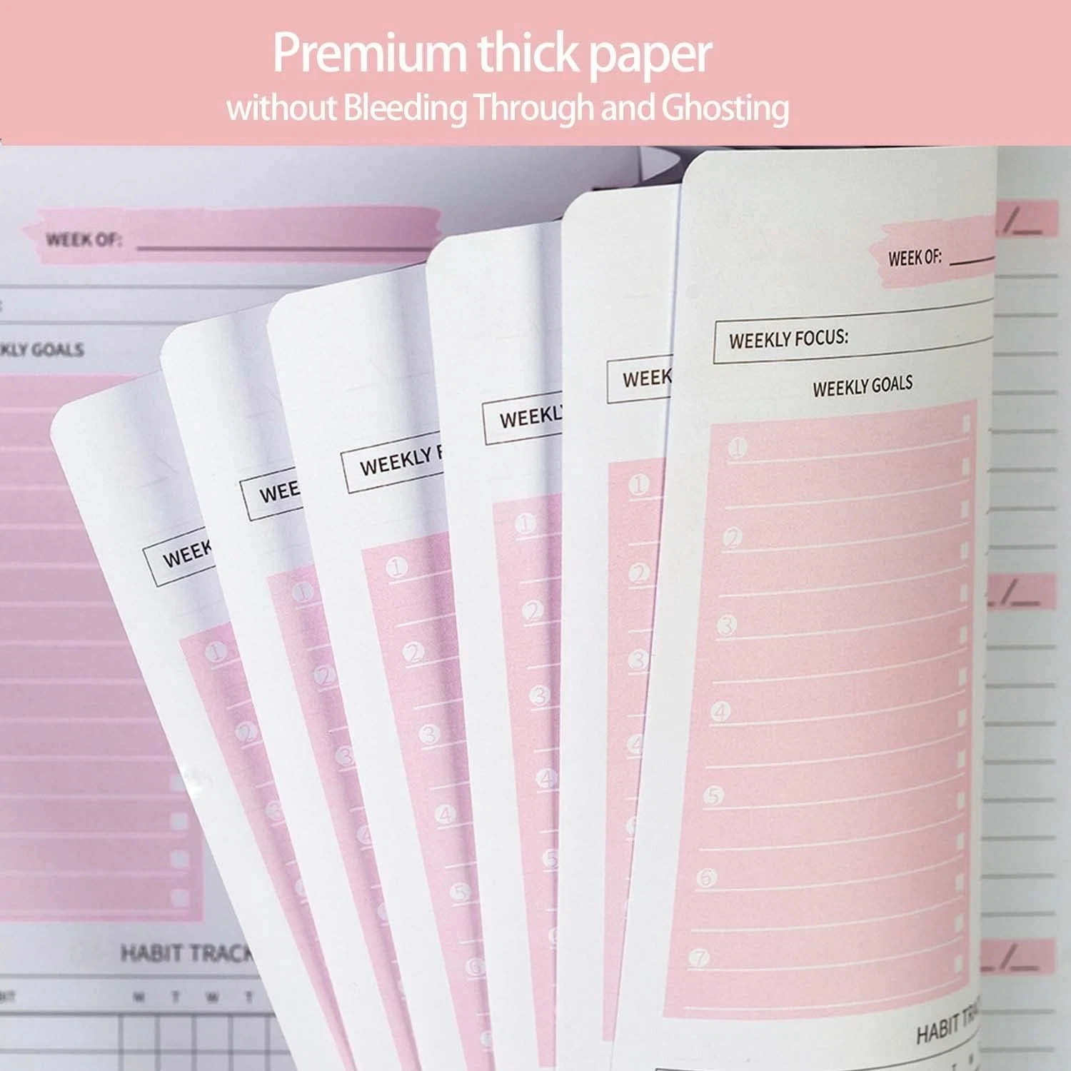 Planner Schedule Agenda Efficiency Notebook Daily Weekly Monthly Diary Journal for Students School Office Stationery Supplies