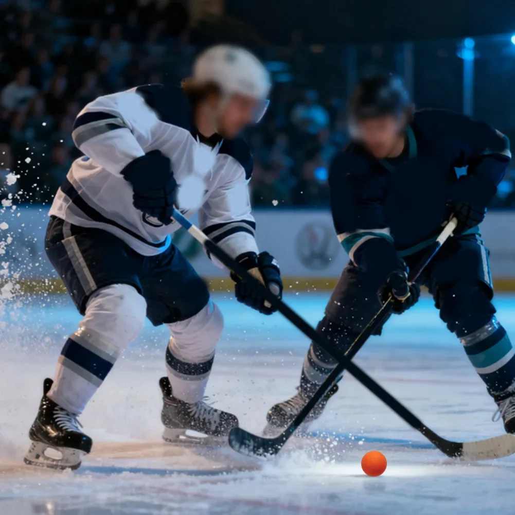 Beginner Hockey Training Aids Ice Hockey Ice Hockey Training Ball 80g Lightweight Design Smooth Surfacing For Control