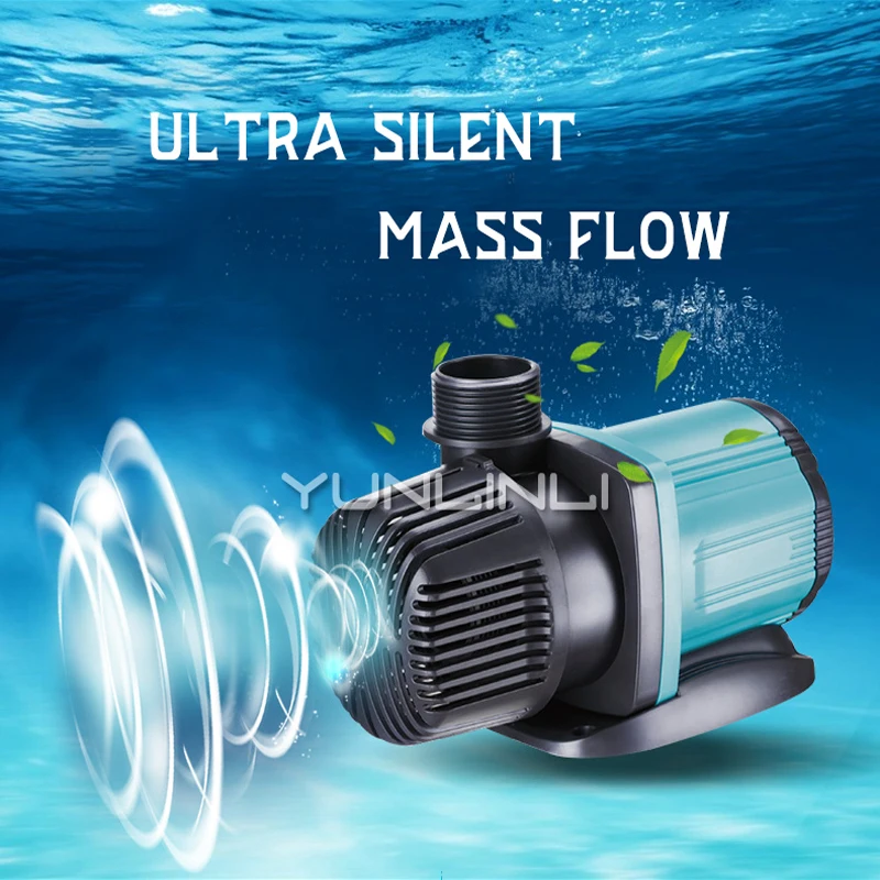 2026 Silent Fish Tank Water Pump 220V Frequency Conversion Fish Pond Diving Mute Amphibious Dual-purpose Circulating Pump