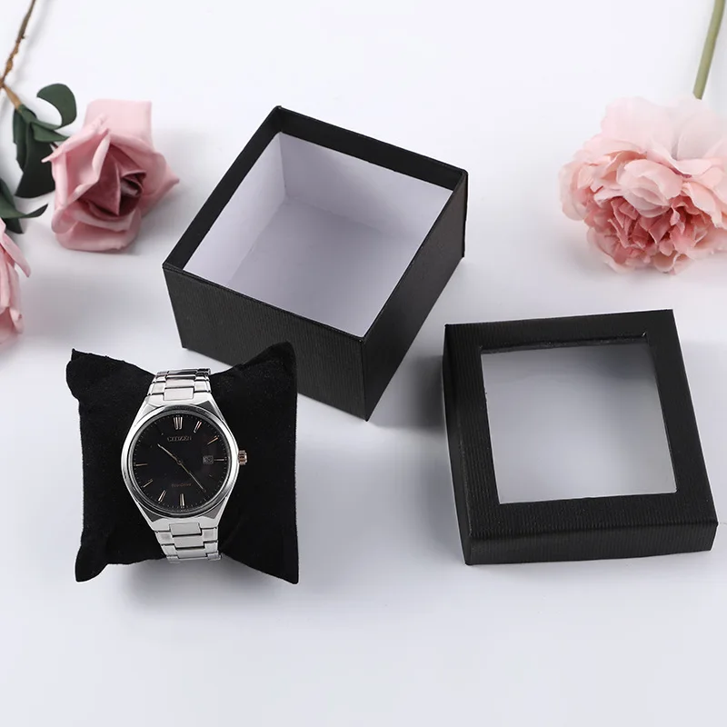 Gifts Cardboard Case Watch Box Heaven And Earth Cover Watch Storage Box For Bracelet Bangle Wrist Jewelry Showcase Packaging