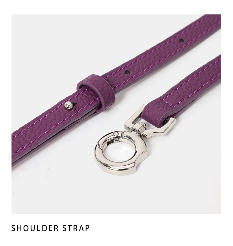 Elegante Handtasche aus echtem Leder, einzelne Schultertasche, Crossbody-Tasche, erste Schicht Rindsleder, Bucket Bag für den Arbeitsweg, Litschi-Muster – Detail 14