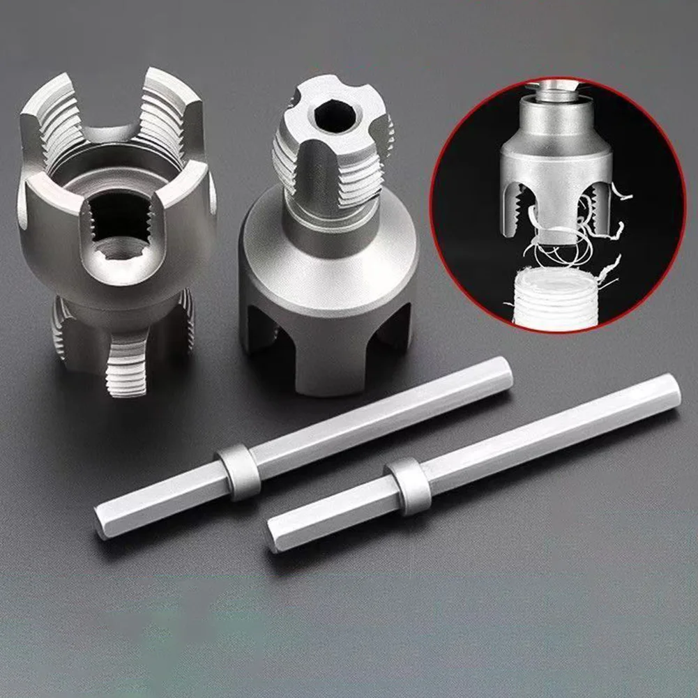 Enhebrador de tubería de agua PPR/PVC, herramienta de roscado de 20/25MM, rosca interna, rosca externa, troquel integrado, abridor de cables de tubería de agua, 1/2 Uds.