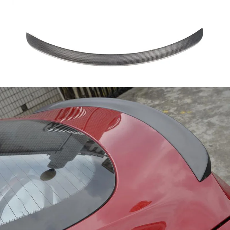 Carbon Fiber Matte Rear Trunk Spoiler Wing For Model S 2014-2020