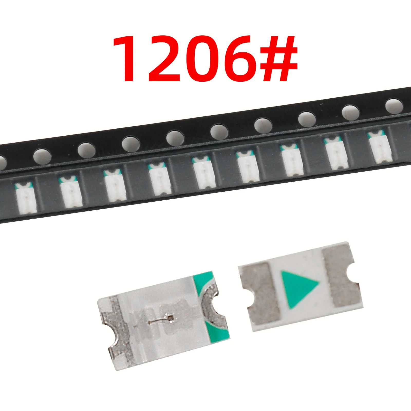 200pcs SMD Led Chip Diodes Light Emitting Lamp Red  0402# 0603# 0805# 1206#  Blue White Yellow Green