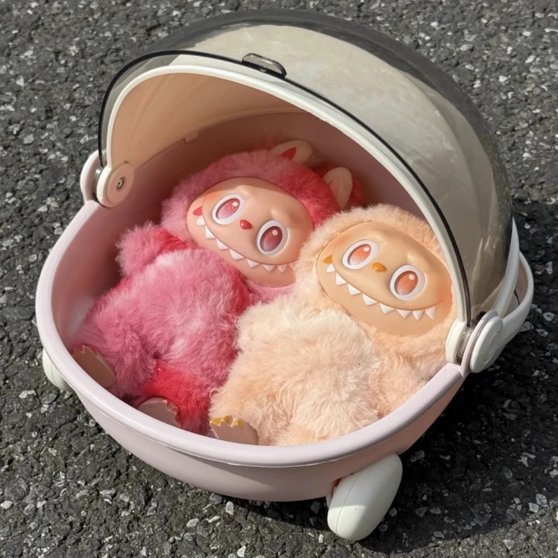 

Для Labubu детская коляска V1 V2 V3 Labubu космический модуль кукла колыбель для сна тележка куклы кровать мебель аксессуары игрушка подарок на день рождения
