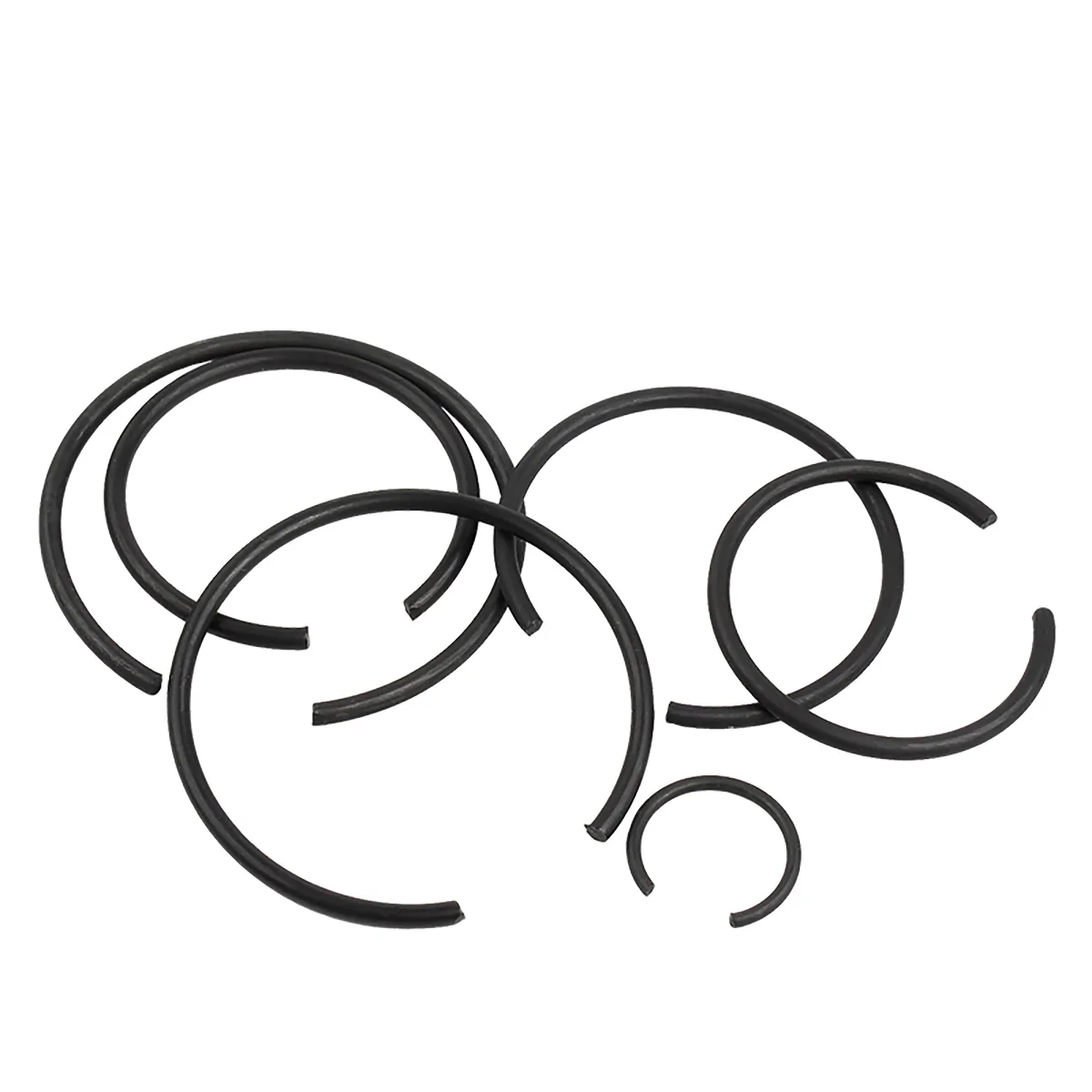 70 Manganese Steel Shaft Steel Wire Stop Ring / C-Type Retaining Ring Circlip M4M5M6M8-M140