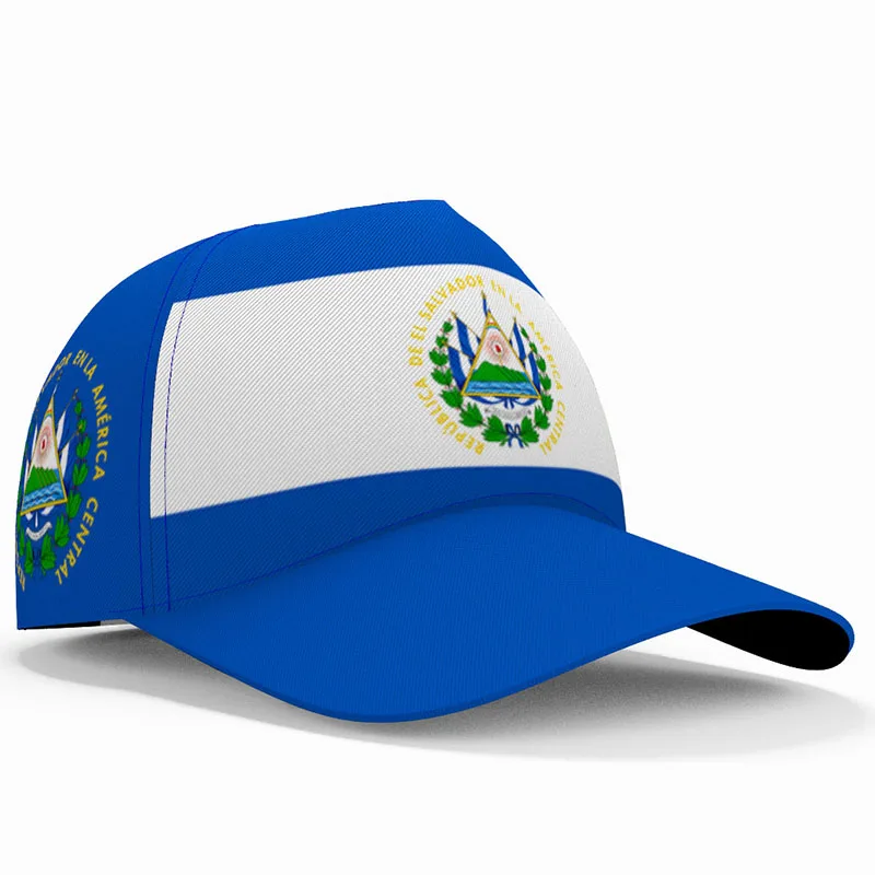 

El Salvador Baseball Caps Free 3d Custom Elsalvador Team Logo Sv Hats Slv Country Travel Spanish Nation Salvadoran Flag Headgear