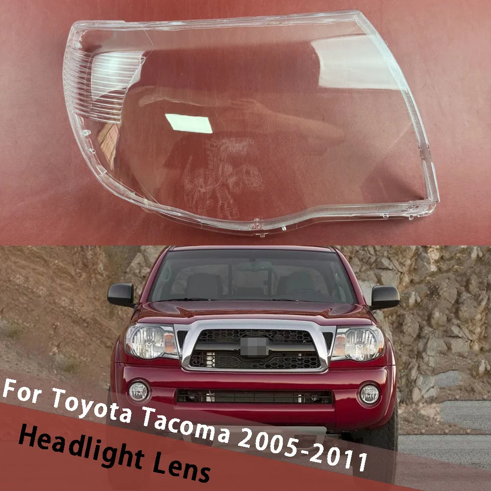 

For Toyota Tacoma 2005-2011 Headlamp Cover Transparent Housing Lamp Headlight Shell Lens Plexiglass Replace Original Lampshade
