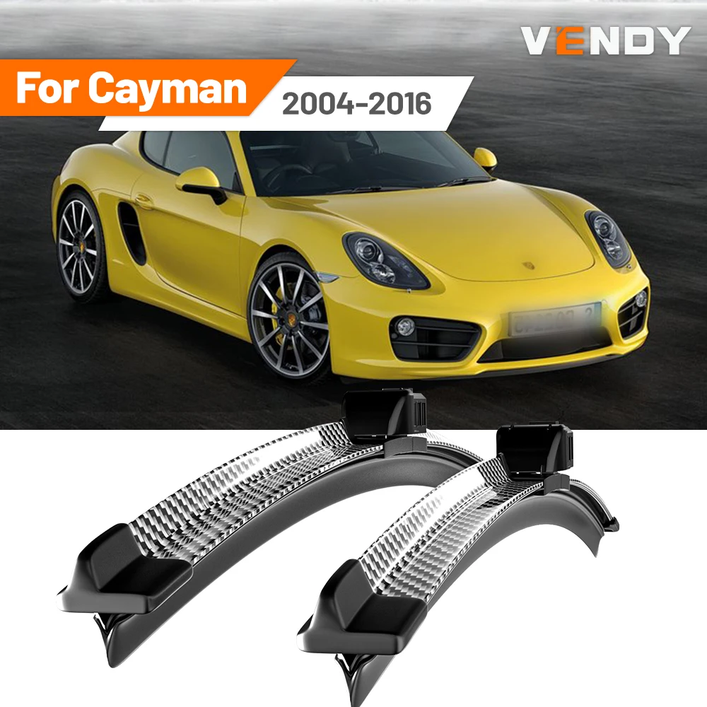 

For Porsche Cayman 987 981 2004-2016 2005 2007 2010 2011 2012 2013 2014 2015 2pcs Front Windshield Wiper Blades Windscreen Wiper