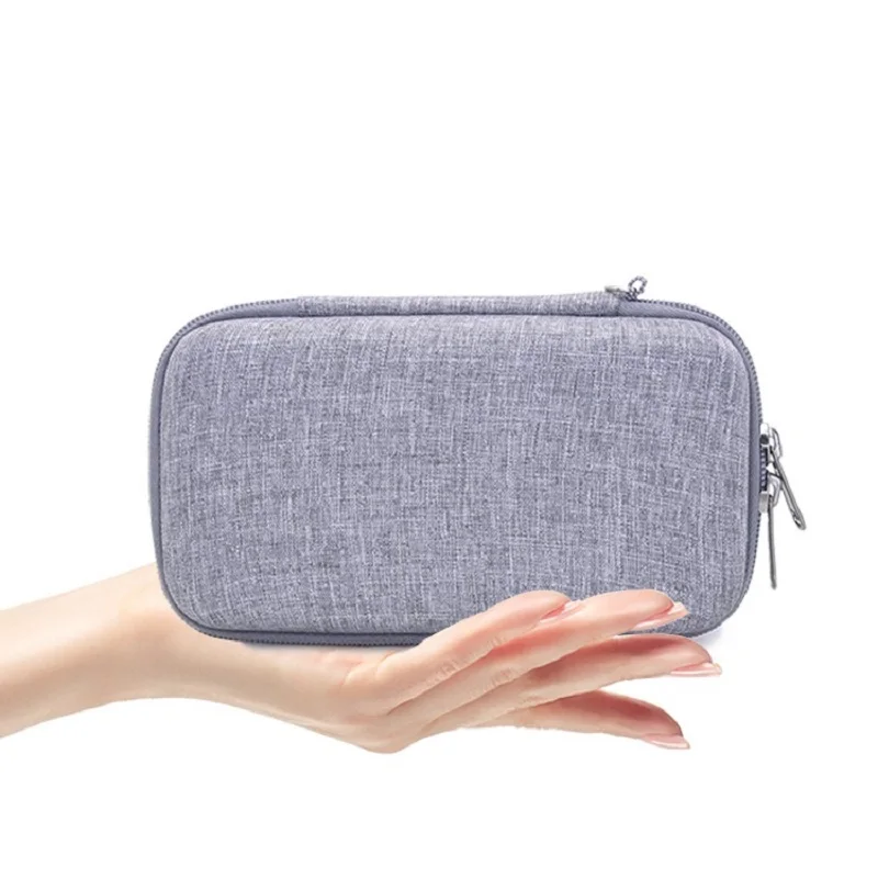 Handheld Retro Game Storage Suitcase bag grey Hard Carrying Case for RG351MP/RG350M/ RG350P/RG350